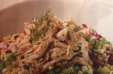 Crab and Corn Macque Choux Salad