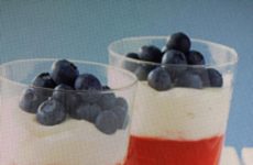 Festive Red, White and Blue Parfaits