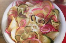Pickled Zucchini and Squash Ribbons