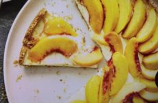 Peach Tart with Almond Crust