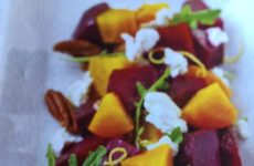 Delicious Roasted Beets and Cheese Salad