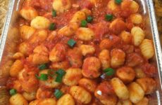SWEET POTATO GNOCCHI WITH MARINARA SAUCE