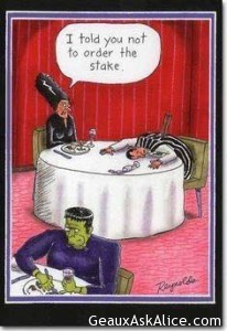 Careful how u order during creepy October days!