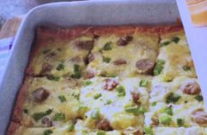 Cheesy Sausage Squares