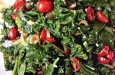 Cherry Tomatoes With Braised Greens