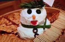 Mr. Snowman Cheese Ball