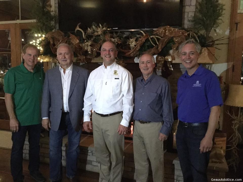 Governor John Bel Edwards, First Lady Donna and friends were guests for dinner last night!