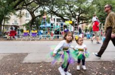 Never to young to start enjoying Mardi Gras! "Throw Me Something Mister"!