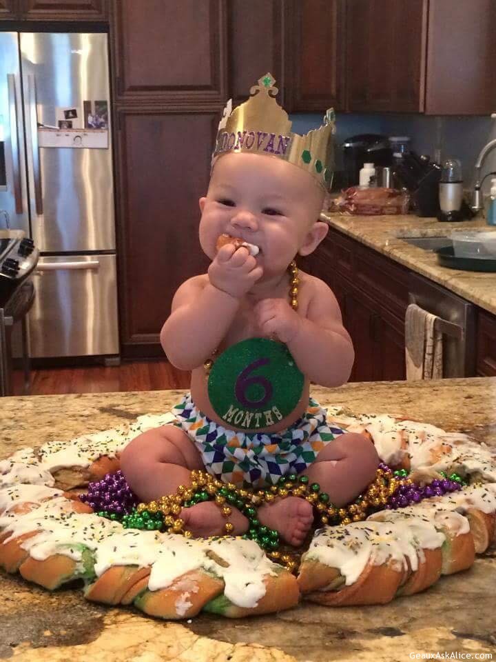 Cutest King Cake Baby!