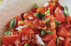 Delicious and Different Tomato and Bacon Salad