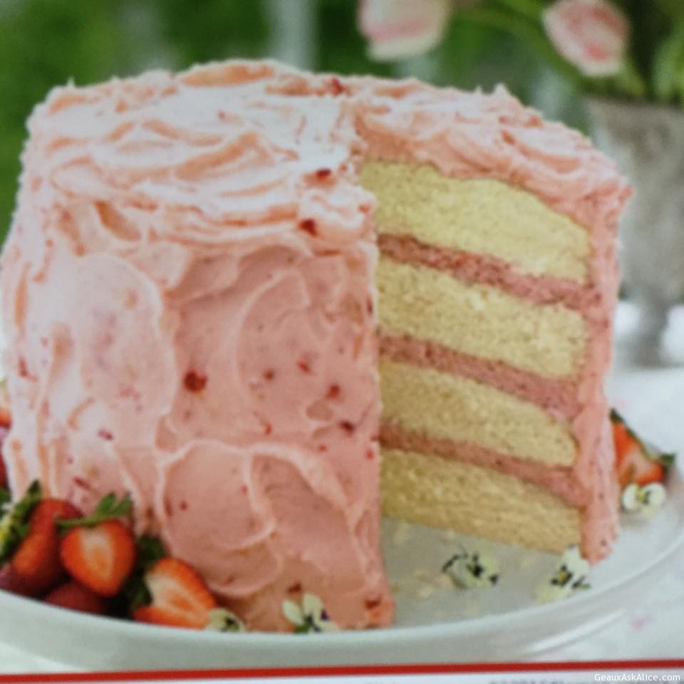 Delightful Strawberry Mousse Cake