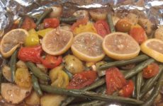 Lemony Baby Yukon and Green Bean Medley