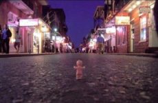 King Cake Baby says good-bye until next year! Everyone get home safe!