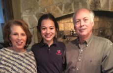 Birthday Girl Savannah with her cake and beautiful smile with braces gone!