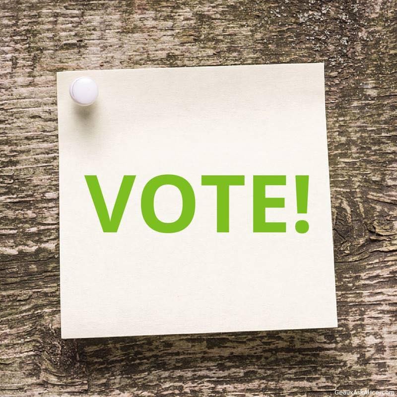 Don't forget there is an election in our area tomorrow. Make your voice known!