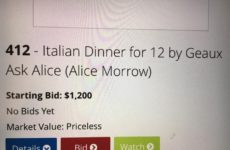 Italian Dinner for 12