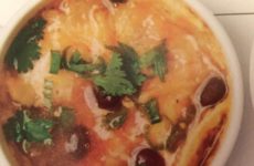 Mugful Black Bean and Tortilla Soup