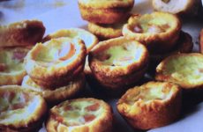 Cheesy Ham Quiche Bites