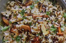 Holiday Wild Rice and Mushrooms