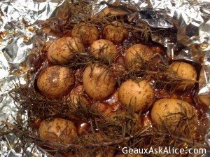 Roasted Rosemary Baby Yukon Gold Potatoes