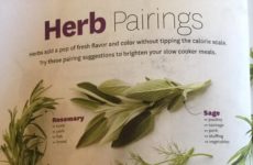 Herb Paring Chart!