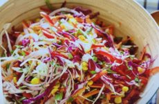 Limey Dressed Corn Coleslaw