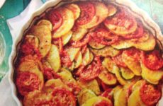 Tomato, Potato, Zucchini Casserole