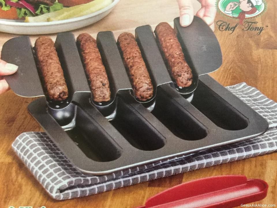 Today's Gadget is the Burger Dog Pan!