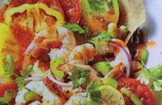 Pickled Shrimp and Tomato Salad