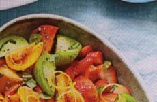 Fresh Strawberry and Tomato Combo Salad