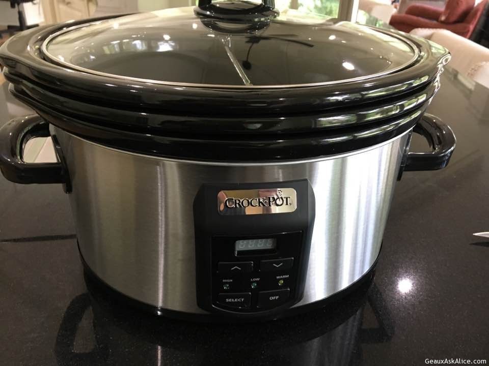 Today's Gadget Is The Crock-Pot "Choose-A-Crock Programmable Slow-Cooker Stainless Steel!