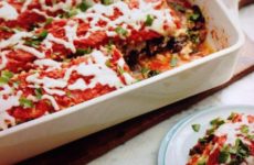 Portabella Mushrooms with Kale Lasagna