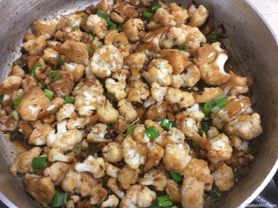 Spicy Asian Cauliflower Stir-Fry