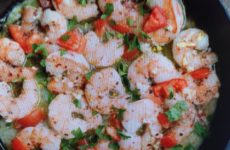Zesty Skillet Garlic Shrimp