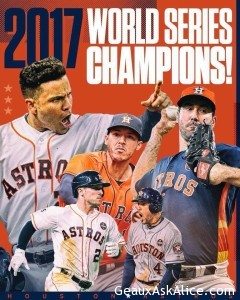 I believe Houston Astros felt like The NO Saints after winning Super Bowl after Katrina!1