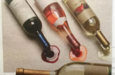 Today's Gadget is the Spilled Wine Bottle Holders!