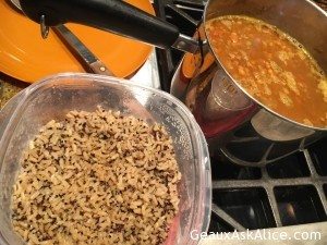 Vegan Lunch for my visitor! Lentil Soup with Quinoa; Edamame Veggie Salad; Hummus, Spinach, Broccoli Slaw Wraps1