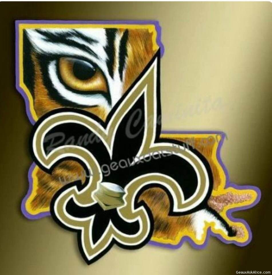 Yep a good weekend for my Tigers and those Amazing Saints!