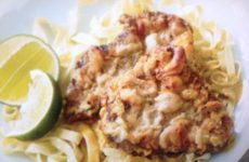 Chicken Fried Steak with Egg Noodles