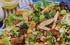 Gorgeous Chicken Salad with Grapes, Almonds and Broccoli