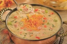 Luscious Ham and Cheddar Cheese Soup