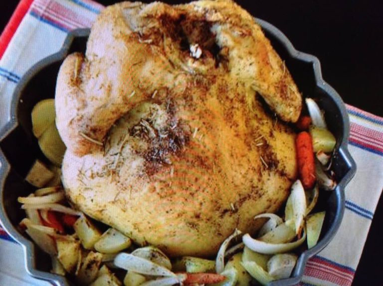Juicy Baked Chicken and Veggies on a Bundt Pan Geaux Ask Alice!