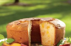 Heavenly Fresh Peach Pound Cake