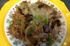 Alice’s Baked Pork Chops with Orzo