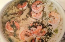 Cheater Baked Shrimp Risotto