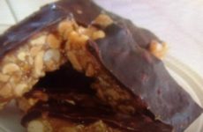 Homemade Baby Ruth Bars