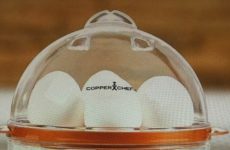 Today there are two Gadgets that enhance the use of the Mighty Egg! First is the Egglettes and second is the Copper Chef Perfect Electric Egg Maker!