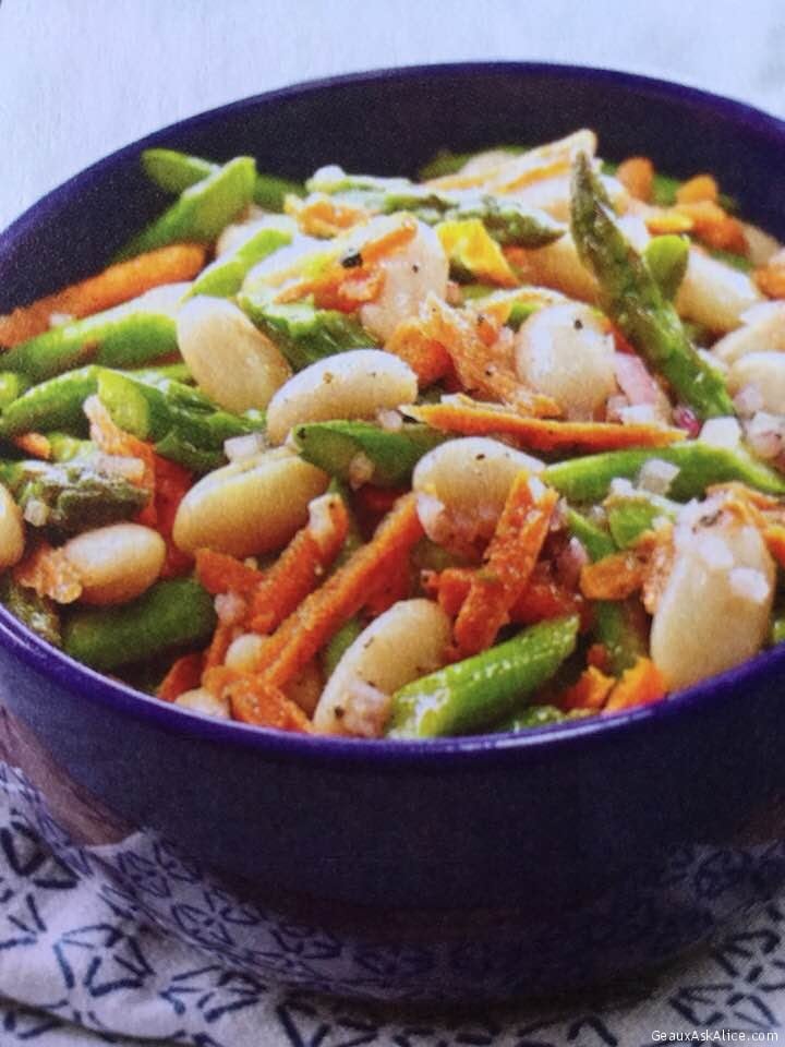 Tangy Asparagus and White Bean Salad