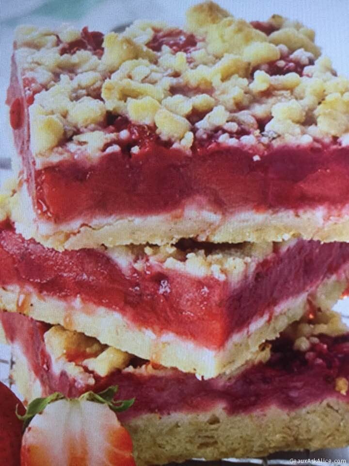 Sweet and Tangy Strawberry Lime Bars