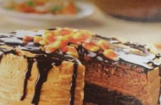 Ghoulish Halloween Layered Cake
